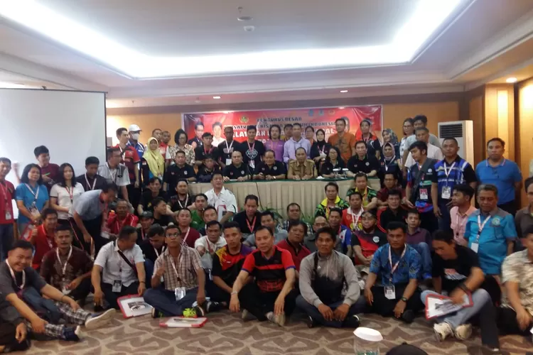 Animo besar pelatih dan wasit mengikuti penataran yang diselenggarakan PB PTMSI di Manado (PB PTMSI)