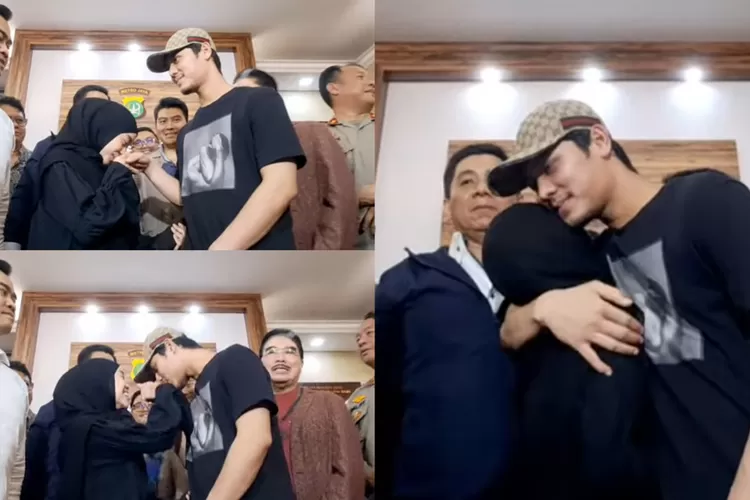 Damai&hellip; Momen Lesti Kejora Pelukan dan Cium Tangan Suami, Netizen Sorot Ekpresi Rizky Billar : Kaya Terpaksa (Gorajuara : dok/Tangkapan Layar YouTube/Cumi Cumi)