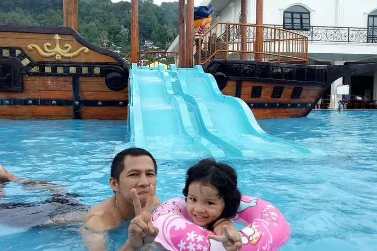 Arau Mini Waterpark, salah satu wisata air yang cocok untuk liburan bersama anak-anak di Padang Sumatera Barat (Instagram @arauminiwaterpark)