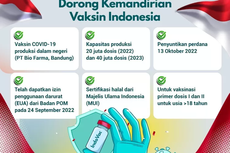 Produksi vaksin IndoVac di Indonesia. (laman covid19.go.id)