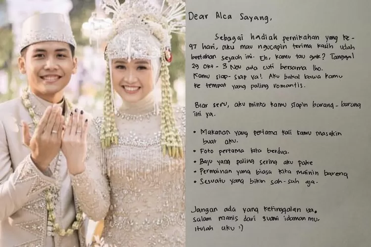 Pesan Romantis Bintang Emon untuk Sang Istri, Netizen : Ini Mah Ngajak Ospek (Gorajuara.com/dok: Instagram @bintangemon)