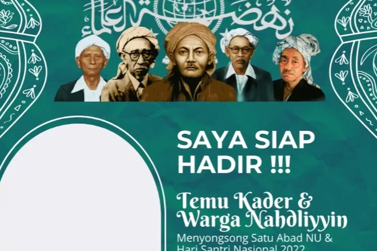 Terbaru Kumpulan Link Twibbon Hari Santri Nasional Desain Nu