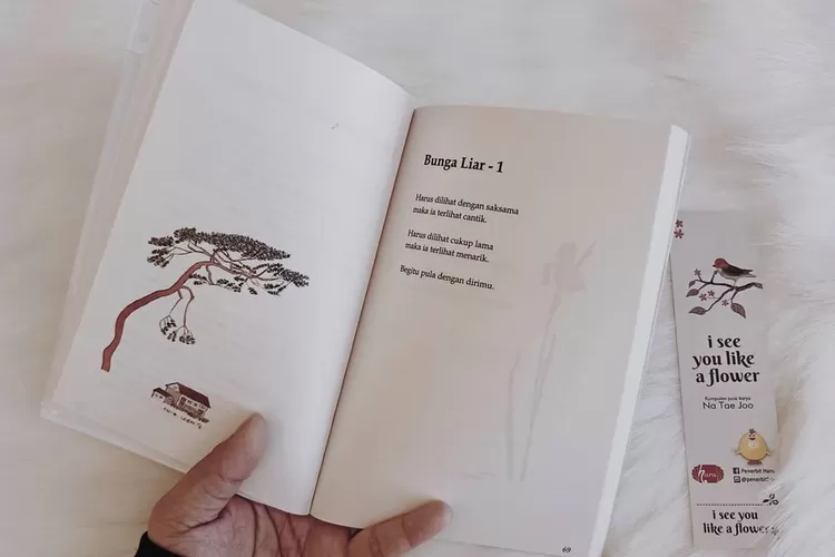 I See You Like a Flower, salah satu rekomendasi buku bacaan BTS yang memberi pelajaran berharga (Instagram @maulimaul)