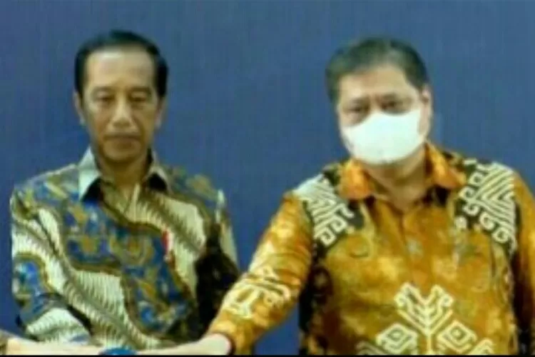 Jokowi Merestui Airlangga sebagai Salah Satu Capres Potensial Pilpres 2024. (Tangkapan layar)