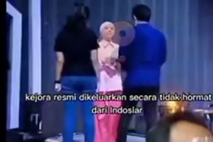 Lesti Kejora diduga diusir dari panggung Indosiar. (Gorajuara/ dok: Tangkapan Layar TV)