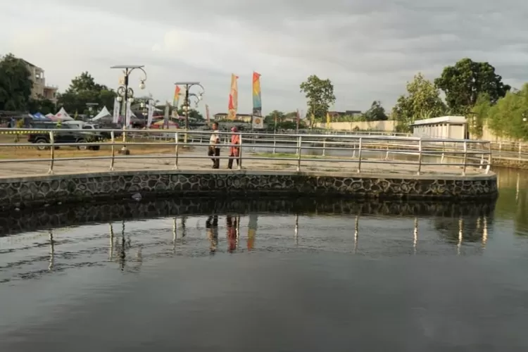 Suasana Embung Giwangan yang jadi titik pengungkit Jogja Selatan. (Dokumen Humas Pemkot Jogja.)