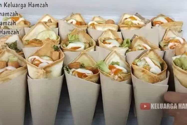 Burger lipat kekinian 