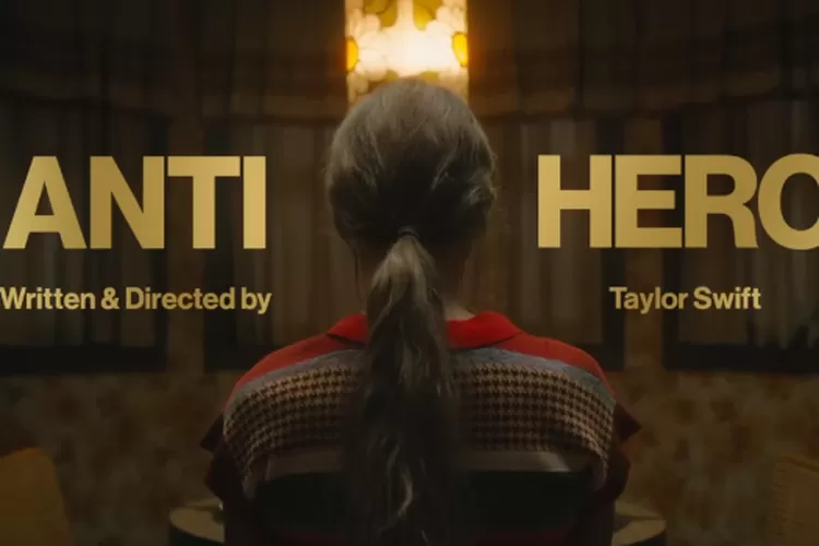 Taylor Swift memiliki lagu baru 'Anti Hero' dari album 'Midnights' (YouTube Taylor Swift)