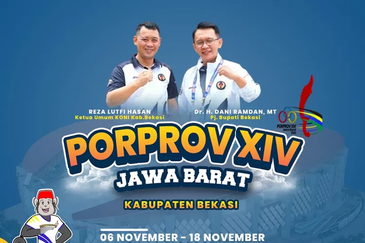 Perolehan Medali Porprov XIV Jawa Barat 2022, Jumat 4 November 2022 (Dok KONI Kabupaten Bekasi)