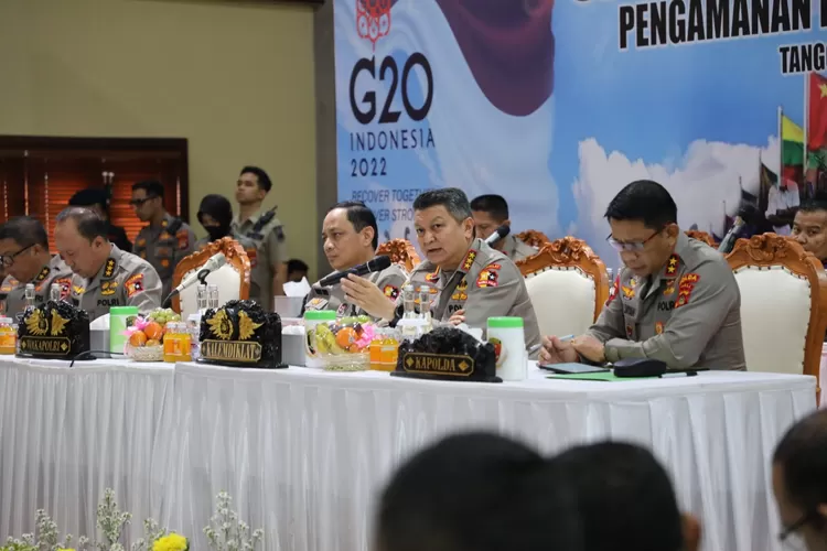Pejabat utama Polri hadiri Tactical Floor Game, Strategi Pengamanan KTT G20 di Bali (Istimewa )
