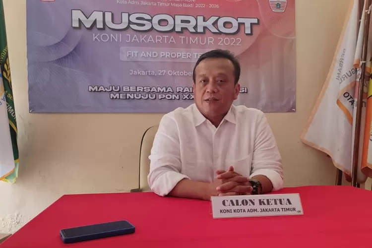 Andree Faraza, calon Ketua KONI Jakarta Timur.