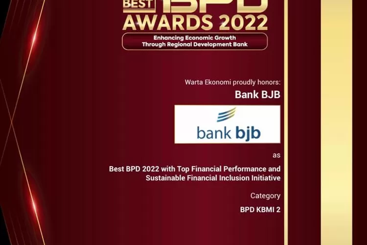 Bank bjb Raih Penghargaan Best BPD 2022 