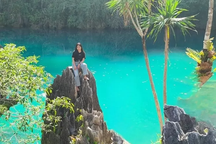 Keindahan wisata Pulau Labengki yang ada di Kendari, Sulawesi Tenggara (Akun Instagram @gustiharianti_22)