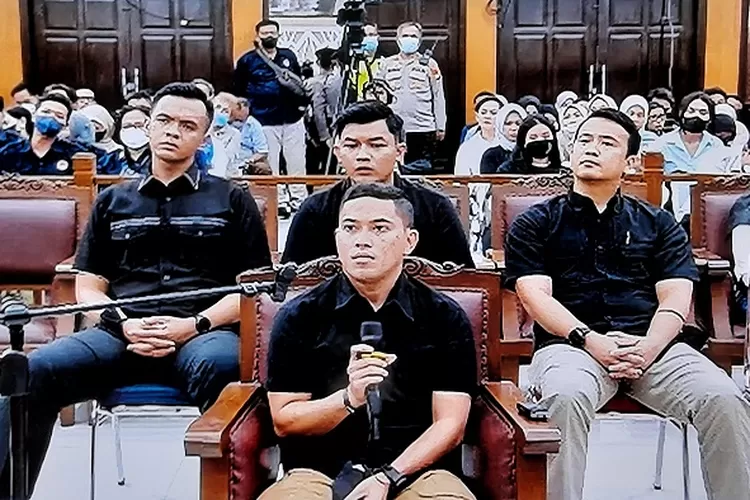 Para ajudan Ferdy Sambo saat bersaksi di sidang PN Jakarta Selatan