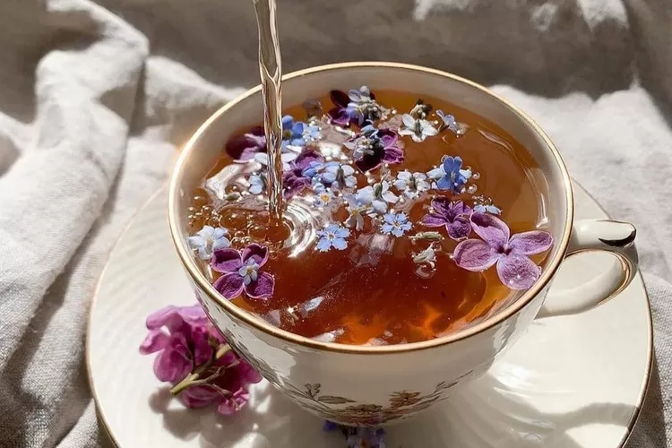 Kandungan manfaat dari berbagai jenis teh herbal untuk kesehatan tubuh (Instagram @girlsfashhionn)