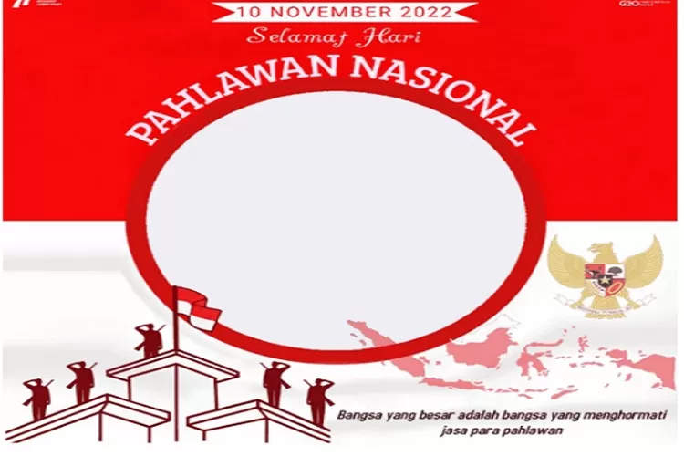 Download Gratis, 20 Link Twibbon Selamat Hari Pahlawan 10 November 2022 Perjuangan Meraih Kemerdekaan Indonesia (Tangkapan Layar twibbonize.com)