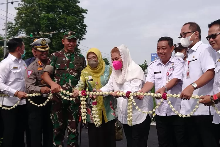 Forkopimda Kota Semarang meresmikan Jalan Sriwijaya Baru. (Istimewa)