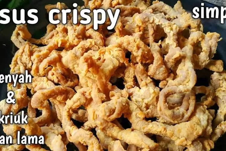 Resep usus krispi renyah dan kriuk