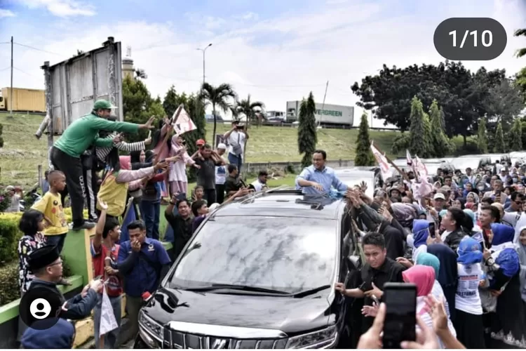 Anies Baswedan capres Nasdem mulai melakukan gerilya politik di Medan, Sumut. (@aniesbaswedan)
