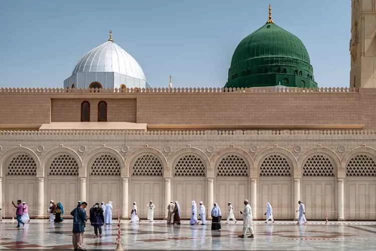 Masjid Nabawi di Madinah tempat makam Nabi Muhammad SAW (foto:TOPMEDIA)