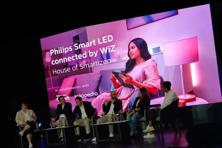 Talkshow memahami secara detil mengenai Philips Smart LED Connected by WiZ digelar sebagai bagian dari gaya hidup modern masyarakat Indonesia.l (AG Sofyan )
