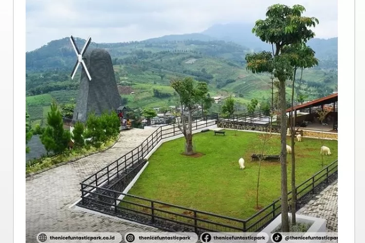 Rute menuju destinasi wisata The Nice Funtastic Park di Cianjur yang cocok untuk healing (Instagram @thenicefuntasticpark)
