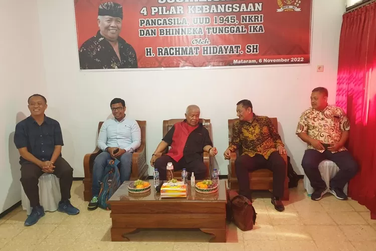 Sosialisasi 4 pilar Pancasila oleh Rachmat Hidayat anggota DPR RI Dapil Lombok. (Suara Karya/Istimewa)