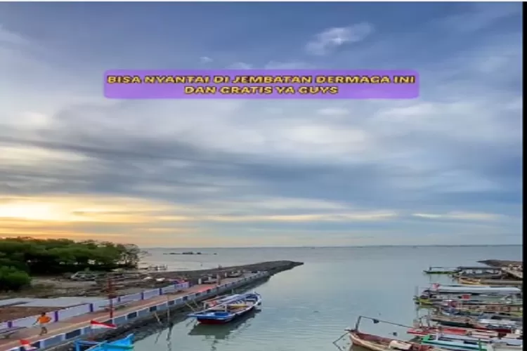 Spot Sunset Kece di Dermaga Nelayan Ketapang, Tangerang View Langsung ke Laut Tanpa Tiket Masuk Alias Gratis dan Murce (tiktok/@kabar tangerang)