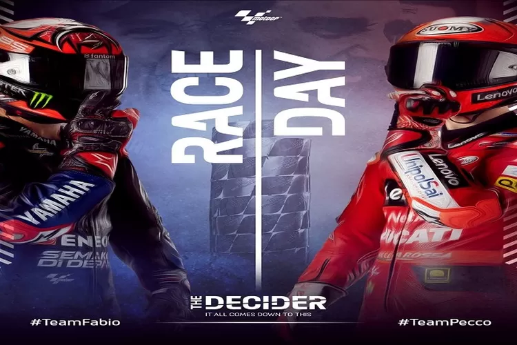 MotoGP Valencia 2022, Siapa yang Akan Juara Francesco Bagnaia atau Fabio Quartararo? Simak Klasemen Sementara Jelang Pertandingan (www.instagram.com/@motogp)