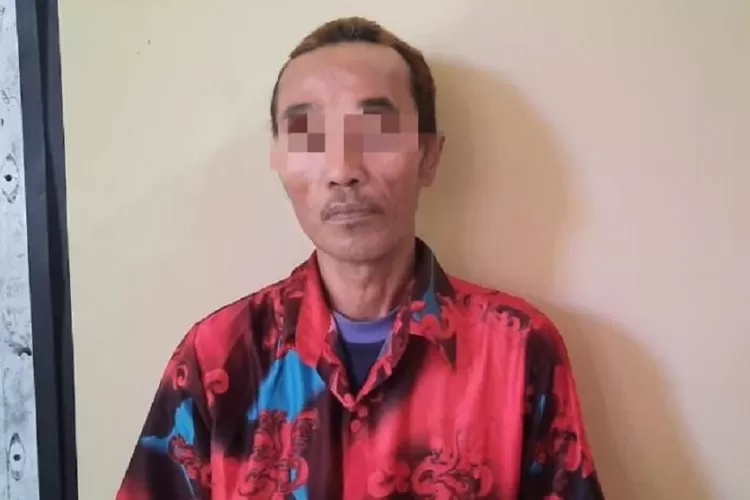 MI warga Sesait, Lombok Utara, pria 47 tahun diamankan polisi  karena mencabuli perempuan 11 tahun.  (Suara Karya/Istimewa)
