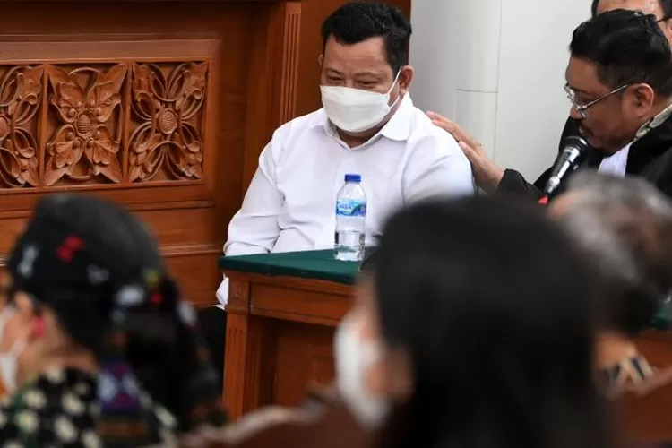 terdakwa Kuat Maruf dalam sidang kasus pembunuhan berencana Brigadir J