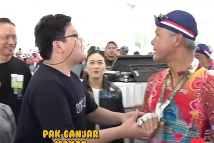 Momen Ganjar Pranowo Semula Bingung Lalu Haru Saat Anak Berkebutuhan Khusus Nanya: Pak Ganjar Mana? (Tangkap Layar)