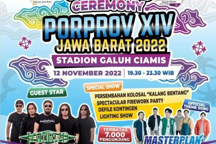 Opening ceremony PORPROV XIV Jawa Barat 2022 ( Instagram @ciamis.info)