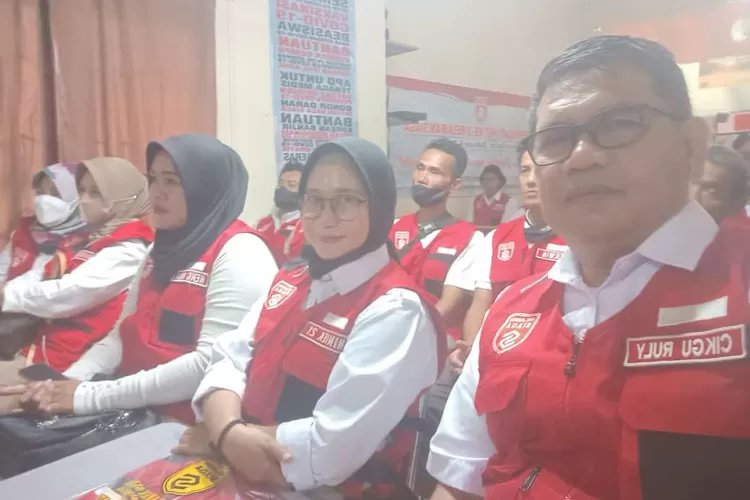 Rully, alias CikGU, anggota RS dalam peringatan HUT ke-3 RS (Klikanggaran/Ist)