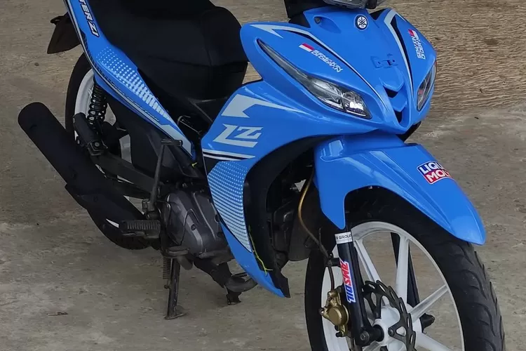 Performa motor Yamaha Jupiter Z1 direkomendasikan menjadi motor irit BBM (Akun Instagram @azkawithblue)
