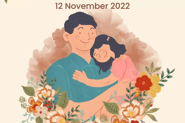 Ilustrasi potret kebersamaan dengan Ayah di Hari Ayah Nasional pada 12 November (Instagram @inti.visual)