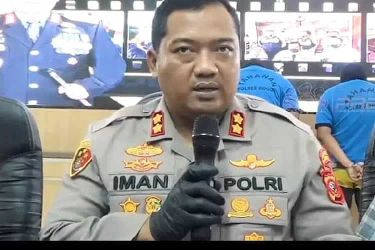Kapolre Bogor AKBP Imam Imanuddin dalam jumpa pers (Penulis : Febri Daniel Manalu)