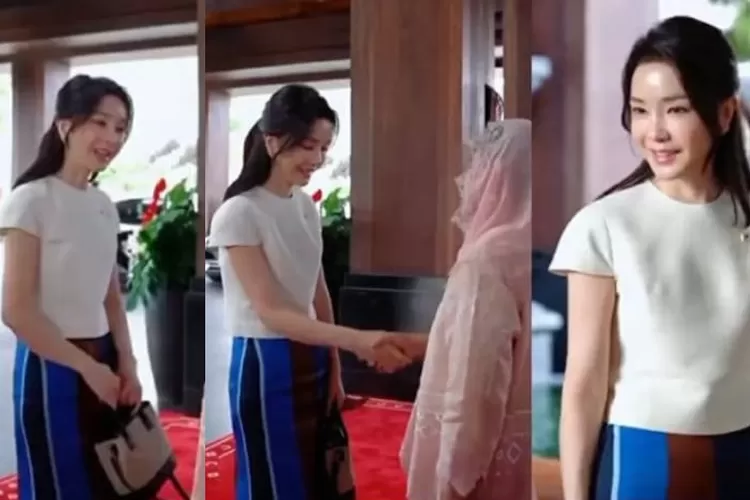 Paras cantik istri presiden Korea Selatan tampak awet muda diusia 50 tahun