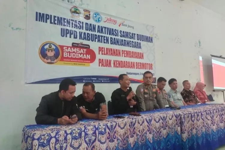 Implementasi dan aktivasi Samsat Budiman Banjarnegara.  (dok)