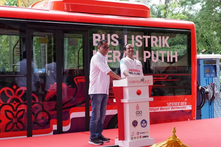 Pemerintah resmi luncurkan bus listrik Merah Putih (Kemenhub)