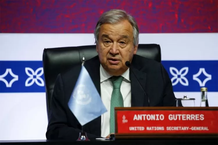 Sekretaris Jenderal Perserikatan Bangsa-Bangsa (Sekjen PBB), Antonio Manuel de Oliveira Guterres.