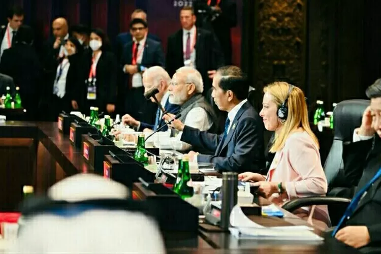 Presiden Jokowi di Sesi KTT G20 terkait Darurat Kesehatan Global. (Tangkapan layar Twitter)