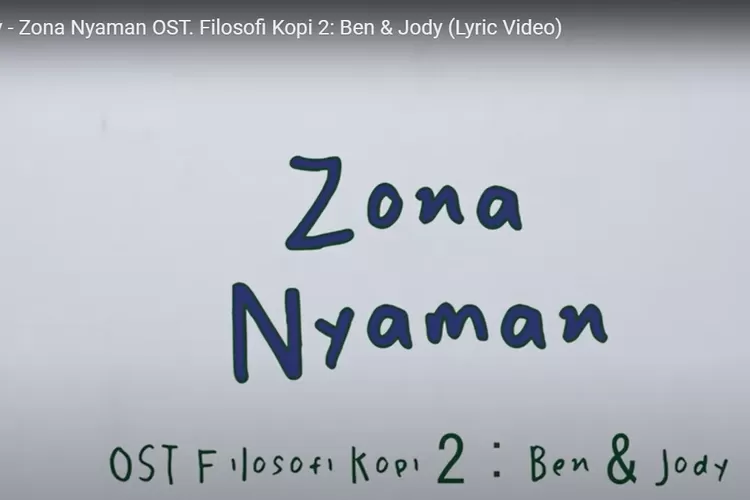 Lirik Lagu Zona Nyaman Fourtwnty (Foto: youtube.com)
