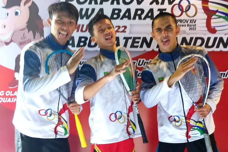 Koleksi medali emas Squash Kabupaten Bekasi kembali bertambah. (FOTO: Humas KONI).