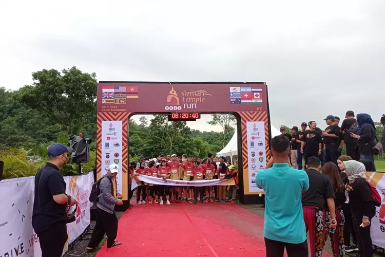 Sleman Temple Run #7 yang diikuti peserta dari 18 negara. (Dokumen Dinas Pariwisata Sleman)