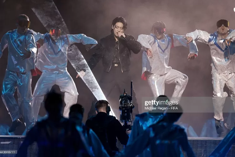 JUngkook di Pembukaan Piala Dunia 2022 (Twitter)