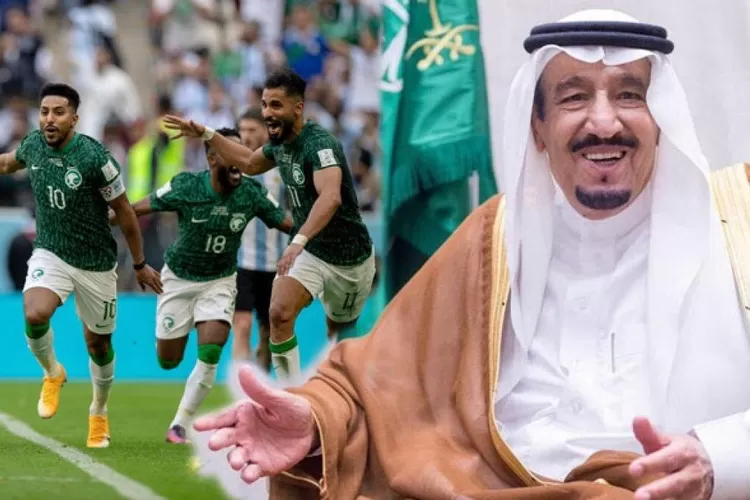 Arab Saudi menang atas Argentina di Piala Dunia, Raja Salman tetapkan Hari Libur Nasional. (Tribunstyle.com)
