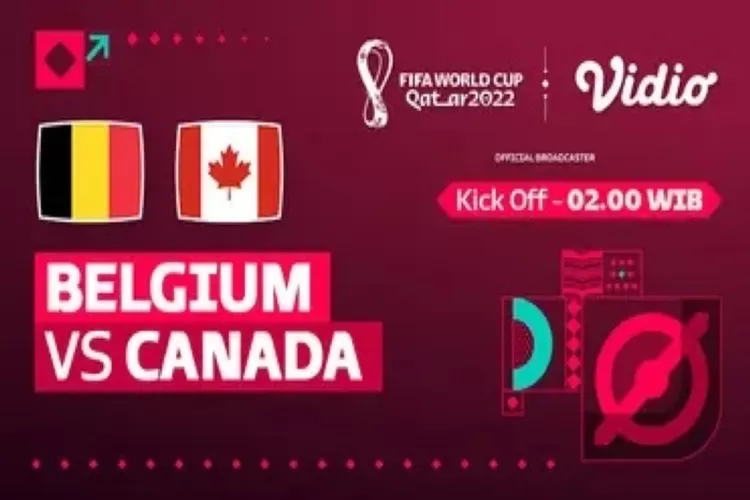 Link nonton live streaming Belgia vs Kanada di Piala Dunia 2022 (Vidio)