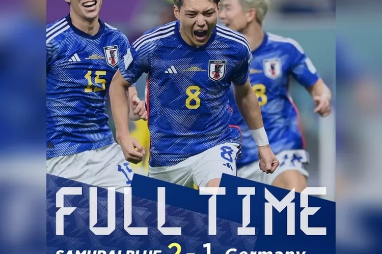 Jepang Berhasil Kalahkan Jerman pada laga Grup E Piala Dunia 2022 Qatar (Instagram/@japanfootballassociation)