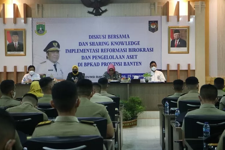 Pemerintah Provinsi Banten menerima kunjungan 113 mahasiswa IPDN untuk studi perspektif reformasi birokrasi (Foto: TOPMEDIA)